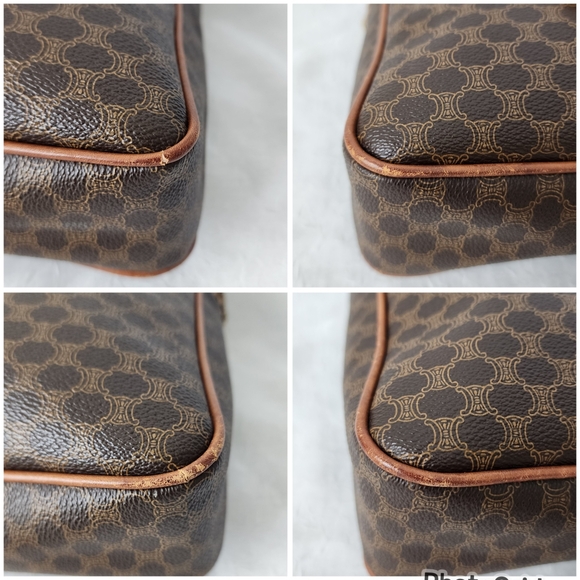 AuthH Celine Vintage 2Way Leather Handbag - Picture 12 of 12